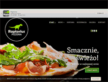 Tablet Screenshot of pizzeriaraptorius.pl